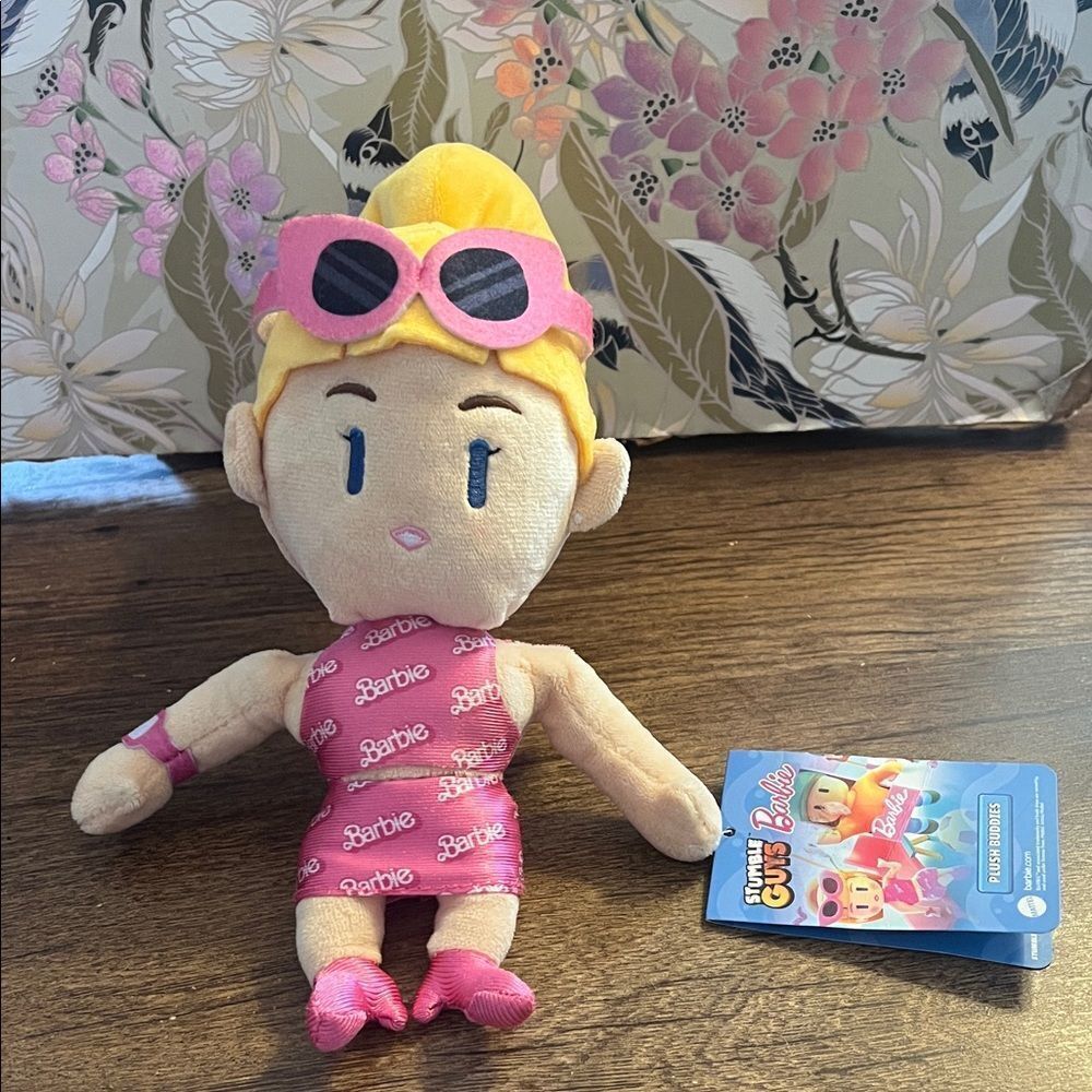 Stumble Guys Barbie Pink and Yellow Stuffed Toy